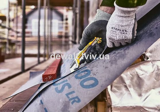 Нож FatMax Integrated Snap Knife длиной 165 мм с лезвием шириной 18 мм с отламывающимися сегментами STANLEY FMHT10594-0