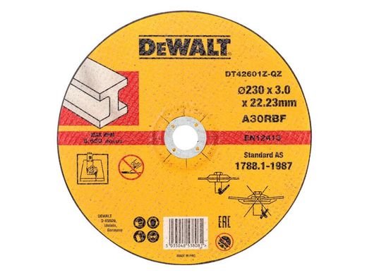 Круг отрезной по металлу DeWALT DT42601Z