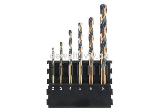Кассета со сверлами по металлу DeWalt, Black&Gold DeWALT DT70828