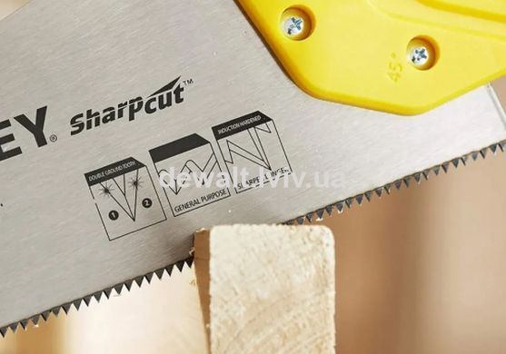 Ножовка SHARPCUT &trade; длиной 380 мм для поперечного и продольного реза STANLEY STHT20366-1