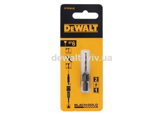 Сверло пилотное с зенкером FLIP&DRIVE№6 DeWALT DT70790