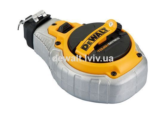 Шнур розмічальний довжиною 30 м в комплекті з крейдяним порошком DeWALT DWHT48335RC-0