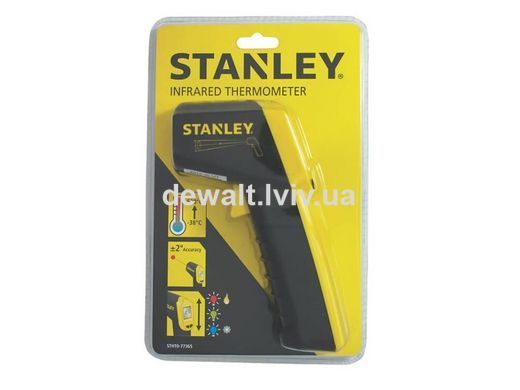 Термометр инфракрасный, диапазон измерения температур от -38 &deg; до + 520 &deg;С STANLEY STHT0-77365