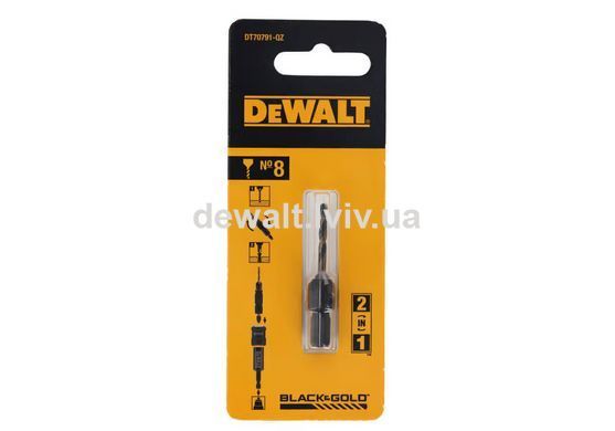 Сверло пилотное с зенкером FLIP&DRIVE№8 DeWALT DT70791
