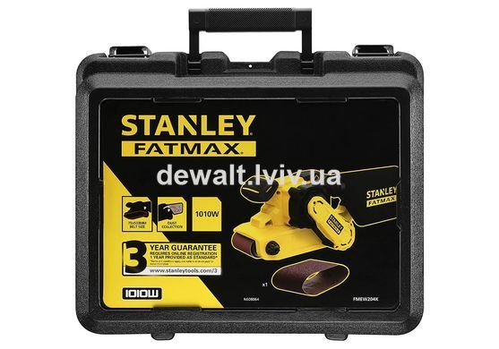 Шліфмашина стрічкова мережева STANLEY FATMAX FMEW204K