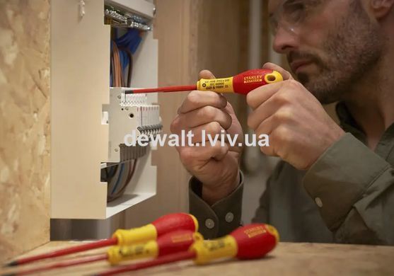 Набір з п&rsquo;яти ізольованих викруток для електриків FatMax VDE 1000V STANLEY XTHT0-62692