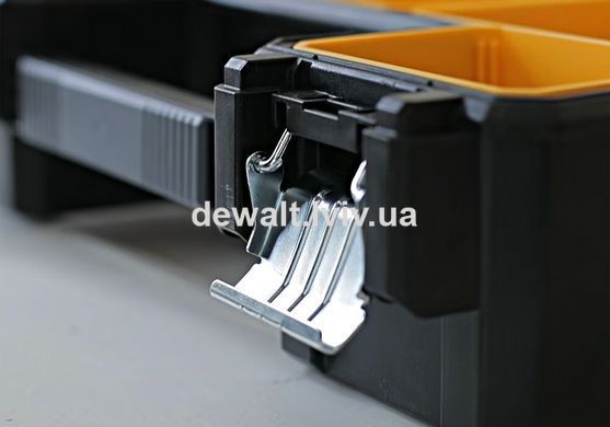 Органайзер професійний FATMAX SHALLOW PRO METAL LATCH, вологозахисний, розмірами 446x116x357 мм STANLEY 1-97-518