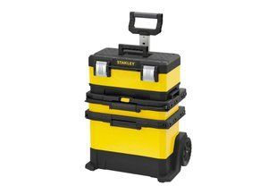 Ящик металлопластмассовый Rolling Workshop, размеры 568x730x389 мм, на колесах STANLEY 1-95-621