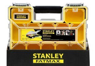 Органайзер профессиональный FATMAX SHALLOW PRO METAL LATCH, влагозащитный, размерами 446x74x357 мм STANLEY 1-97-517