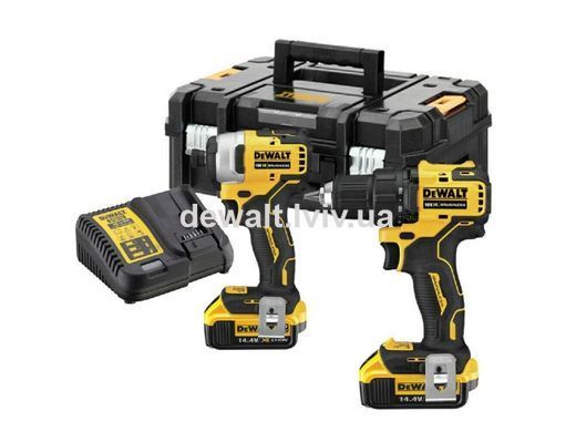 Набор из 2-х инструментов аккумуляторных DeWALT DCK2062M2T