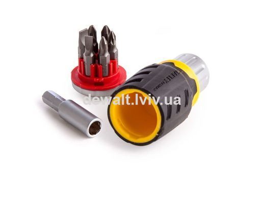 Викрутка - набір Stubby, реверсивна, з шістьма змінними бітами STANLEY FMHT0-62688