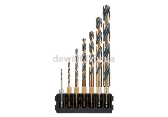 Кассета со сверлами по металлу DeWALT DT70831