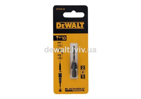 Сверло пилотное с зенкером FLIP&DRIVE№10 DeWALT DT70792