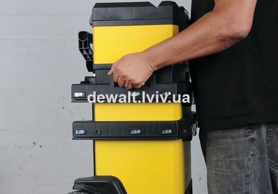 Ящик металлопластмассовий Rolling Workshop, розміри 568x730x389 мм, на колесах STANLEY 1-95-621