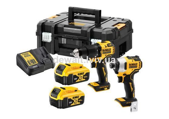 Набор из 2-х инструментов аккумуляторных DeWALT DCK2062M2T