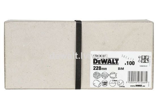Полотно пиляльне DeWALT, BiM, для шабельних пил DeWALT DT2400, 100 шт.