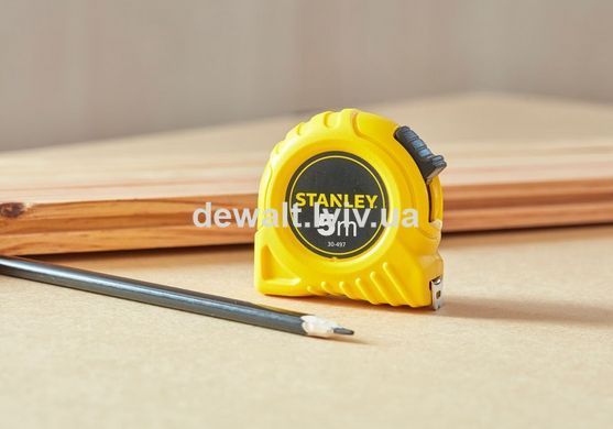 Рулетка вимірювальна GLOBAL TAPE довжиною 5 м, шириною 19 мм, в пластмасовому корпусі STANLEY 0-30-497