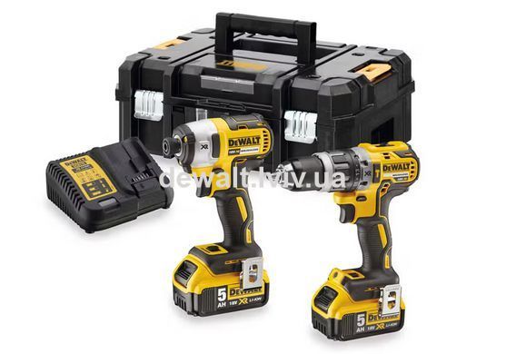 Набор из двух инструментов бесщёточных DeWALT DCK266P2T
