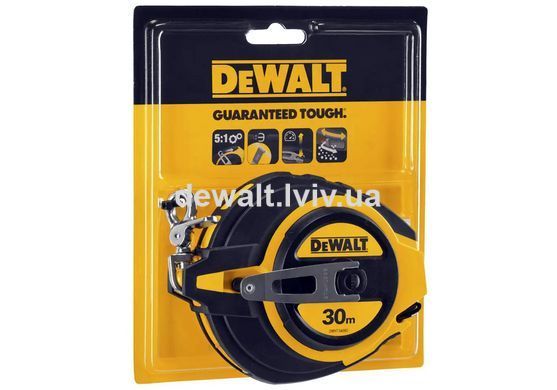 Рулетка вимірювальна Steel, 30 м х 10 мм DeWALT DWHT0-34093