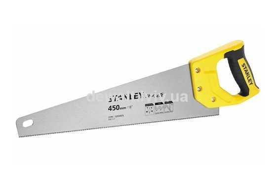 Ножовка SHARPCUT &trade; длиной 450 мм для поперечного и продольного реза STANLEY STHT20370-1