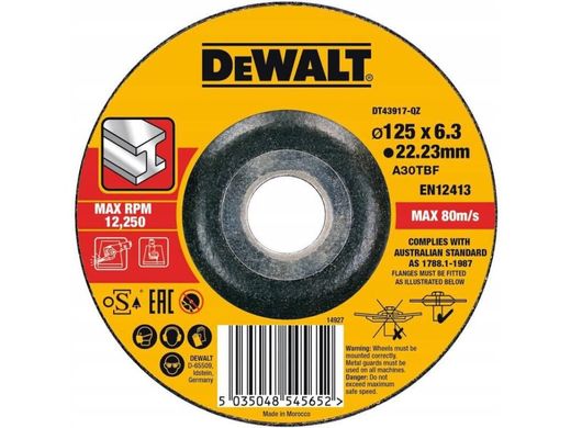 Круг шлифовальный DeWALT DT43917