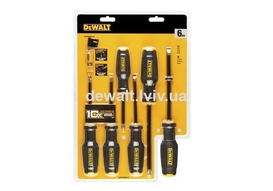 Набір викруток TOUGHSERIES&trade; MAX FIT&reg;, 6 штук DeWALT DWHT62056-0