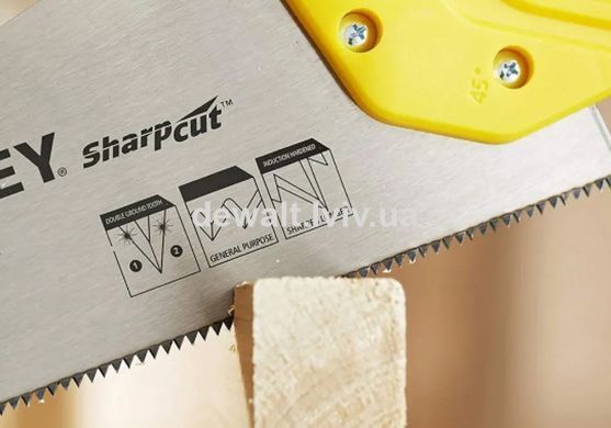 Ножівка SHARPCUT &trade; довжиною 550 мм для поперечного та поздовжнього різу STANLEY STHT20372-1