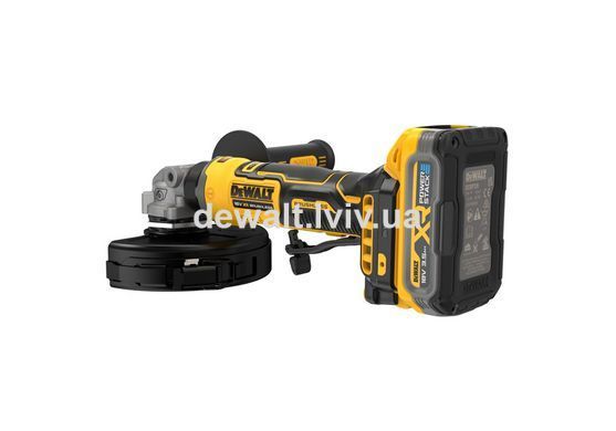 Шлифмашина угловая аккумуляторная DeWALT DCG404S2T