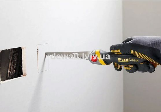 Ножовка FatMax длиной 350 мм узкая, для работы по гипсокартону STANLEY FMHT0-20559