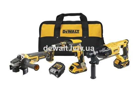 Набор из трех инструментов аккумуляторных DeWALT DCK308DM