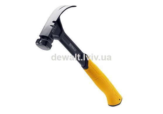 Молоток CURVE-CLAW, цельнометаллический, вес головки 567 г DeWALT DWHT51009-0