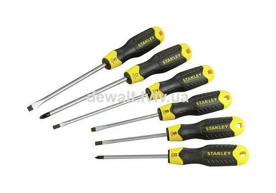 Набір викруток CushionGrip, 6 штук STANLEY 0-65-007