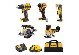 Набор из пяти инструментов аккумуляторных DeWALT DCK502P3