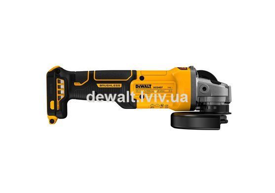 Шліфмашина кутова акумуляторна DeWALT DCG407N