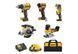Набор из пяти инструментов аккумуляторных DeWALT DCK502P3
