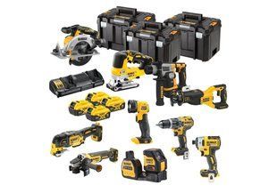Набор из десяти инструментов аккумуляторных DeWALT DCK1012P4T