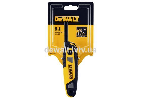 Набор ключей шестигранных метрических DeWALT DWHT0-70263