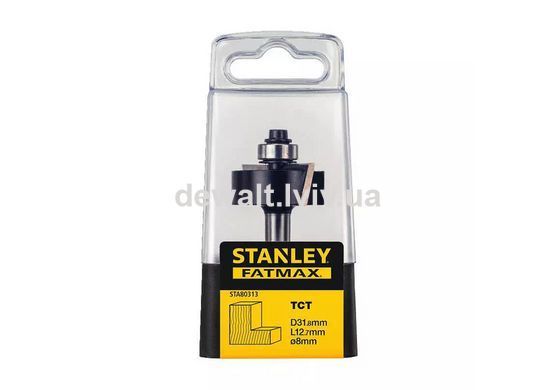 Фреза по дереву фальцовочна діаметром 31.8 мм STANLEY STA80313