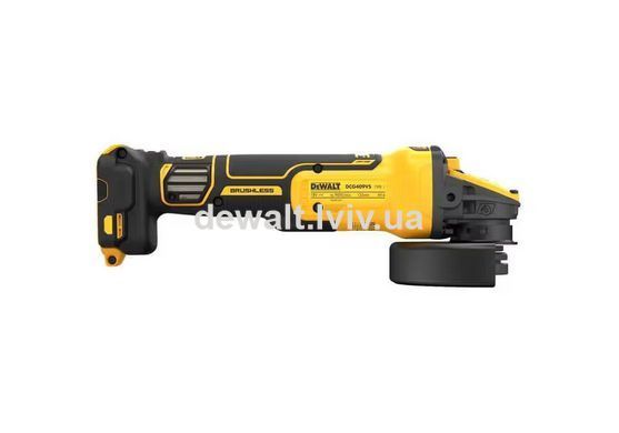 Шліфмашина кутова акумуляторна DeWALT DCG409VSN