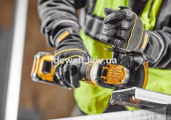 Шліфмашина кутова акумуляторна DeWALT DCG409VSN