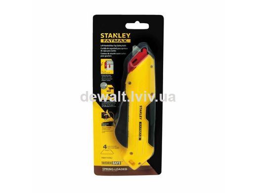 Нож безопасный FATMAX&reg; Box Box с выдвижным трапецевидным лезвием STANLEY FMHT10362-0