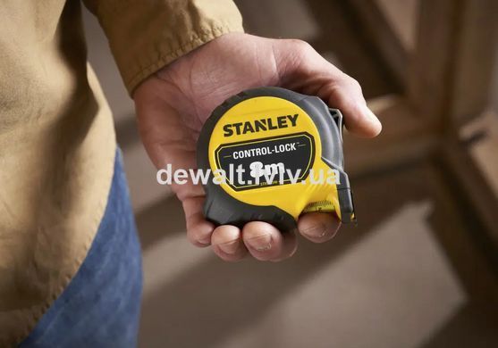 Рулетка вимірювальна CONTROL-LOCK довжиною 8 м, STANLEY STHT37240-3