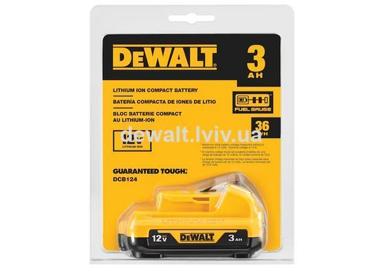Аккумулятор DeWALT DCB124