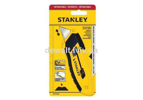 Нож Control-Grip длиной 132 мм с выдвижным лезвием для отделочных работ STANLEY STHT10432-0