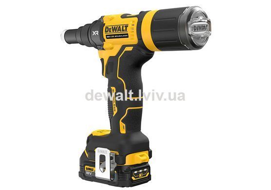 Заклепочник акумуляторний DeWALT DCF403E1GT