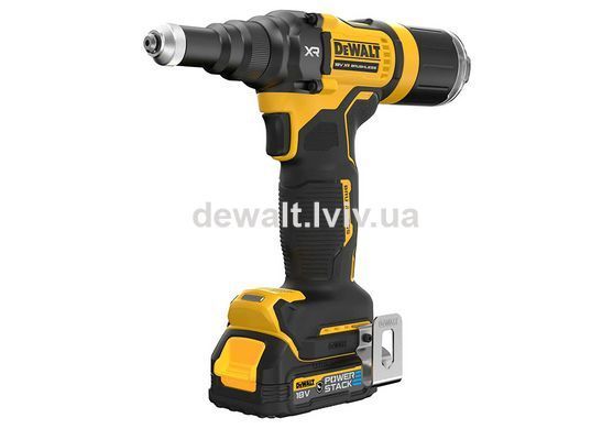 Заклепочник акумуляторний DeWALT DCF403E1GT