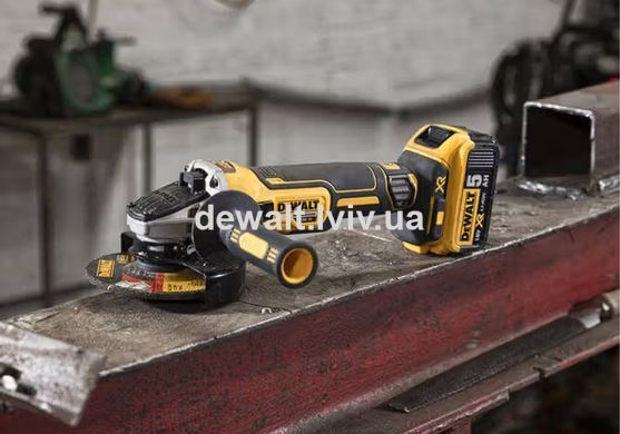 Шліфмашина кутова акумуляторна DeWALT DCG405