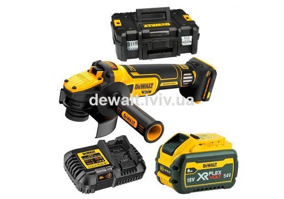 Шлифмашина угловая аккумуляторная DeWALT DCG409VS