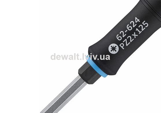Отвертка FatMax с длиной жала 125 мм под шлиц Pz2 с шестигранником под ключ STANLEY FMHT0-62624