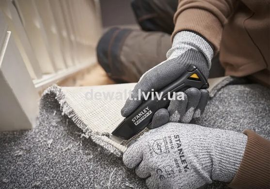 Ніж FatMax&reg; Heavy Duty довжиною 165 мм з фіксованим лезом для оздоблювальних робіт STANLEY FMHT10500-0